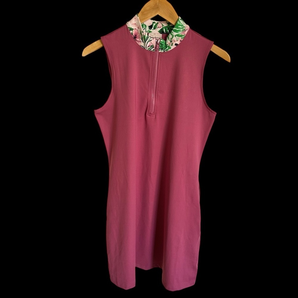 Tommy Bahama Womenâs Medium Pinkâ Sleeveless Golf Dress Performance UPF Golfing